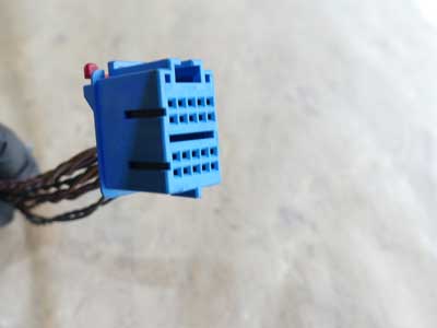 BMW 20 Pole 17 Wire Blue Connector Plug w/ Pigtail 92082042